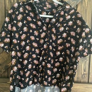 Madewell button front corduroy top